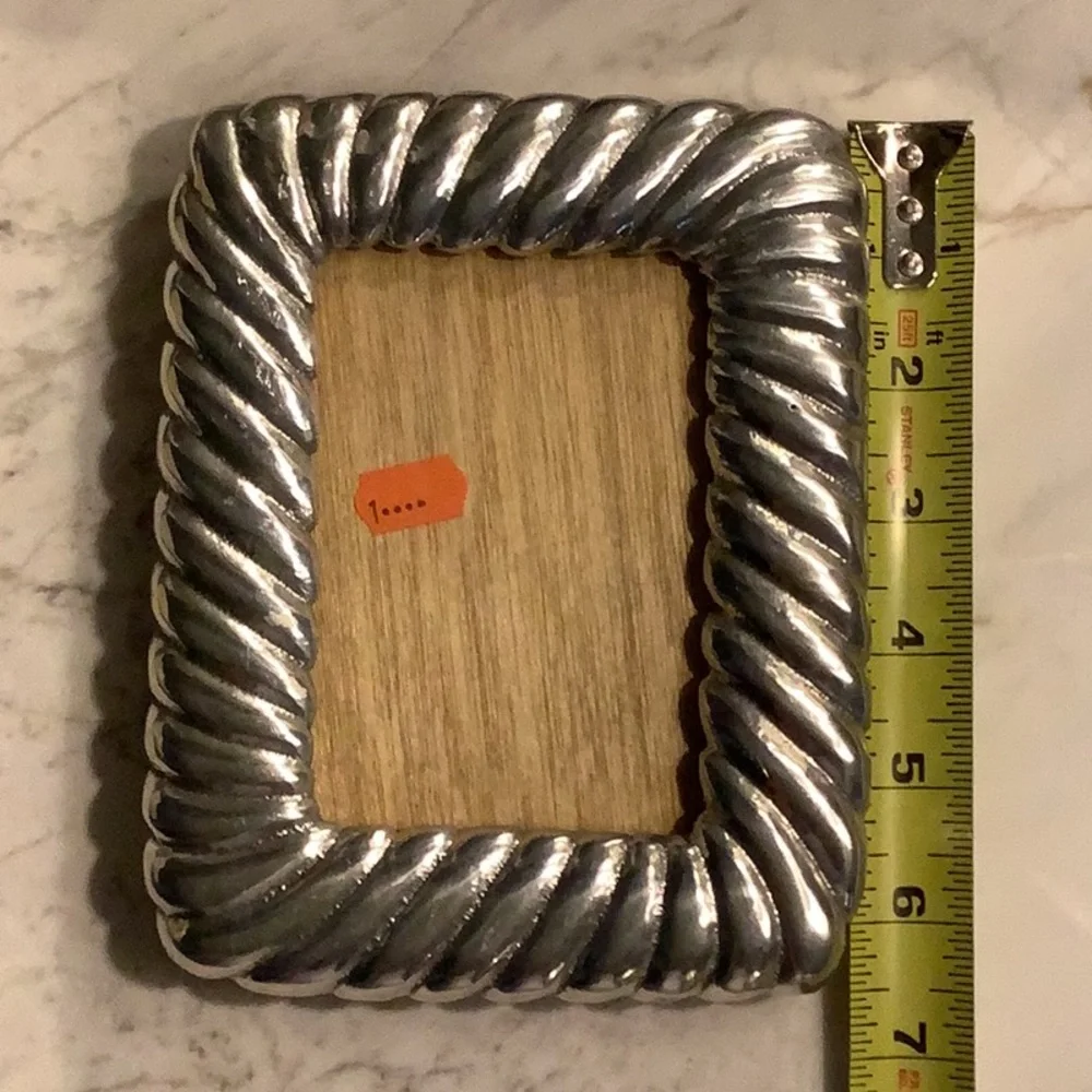 Mexican Rope Border Pewter Frame